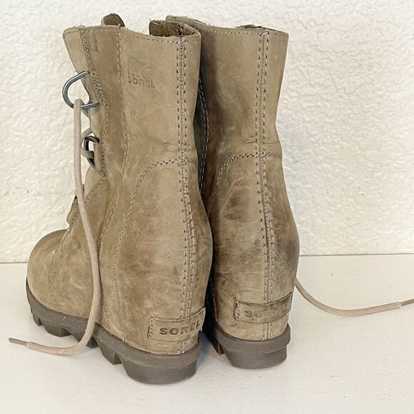 Sorel Joan of Arc wedge bootie combat boots 7.5 - Picture 8 of 16